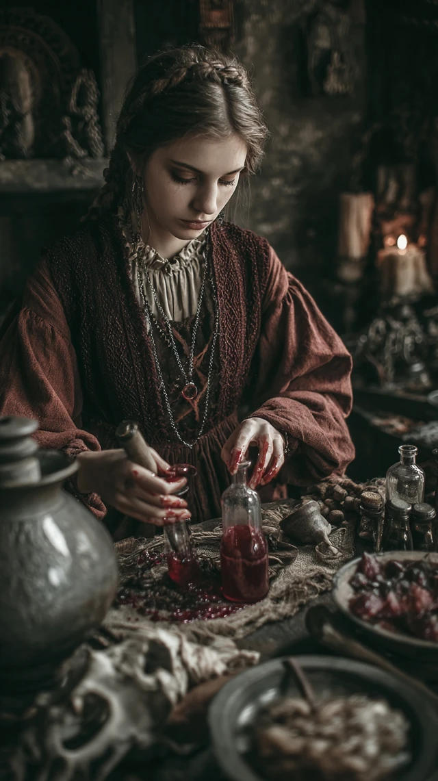 The Alchemist Potion Maker Dark Fantasy