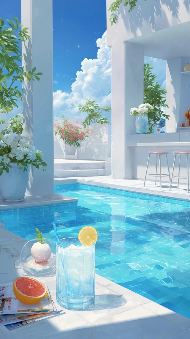 Summer Refreshments by the Pool