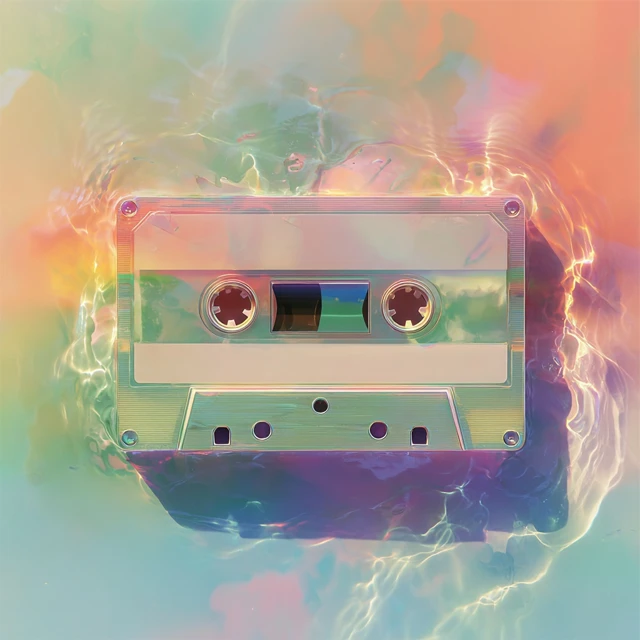 Mixtape in Water Psychedelic Vintage Art