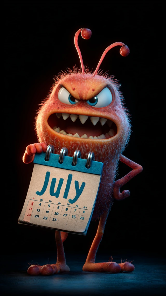 Pixar Tick July Cartoon Character