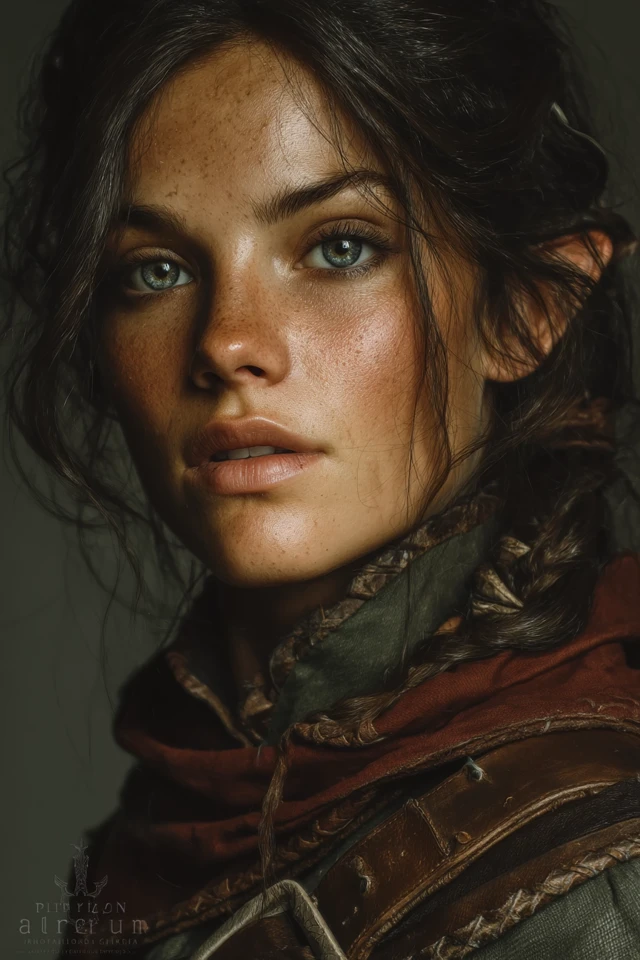 Elf Ranger Portrait Photorealistic Art