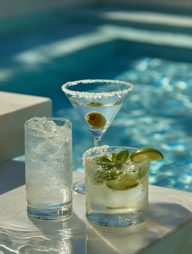 Refreshing Summer Cocktails Martini Mojito Tequila