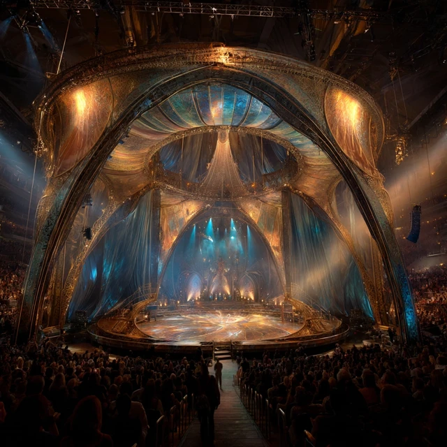 Cirque du Soleil Inspired 360 Stage Design