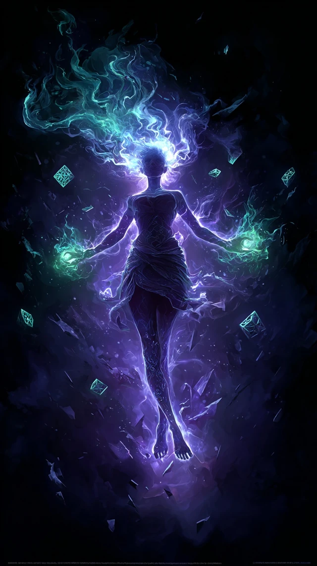 Cosmic Goddess of the Beyond Universe Art