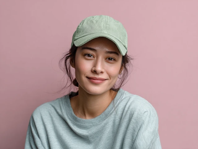 Baseball Cap Mockup Pastel Green Etsy Style