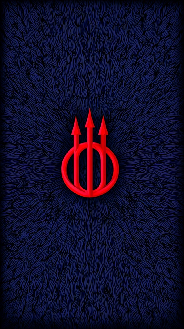 Dark Magic Tarot Card Back Design - 90s Anime Fantasy