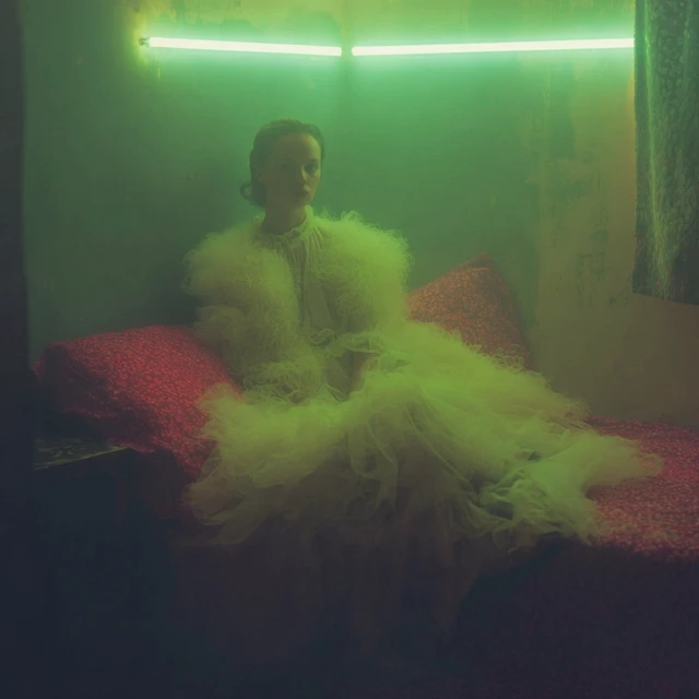 Surreal Neon Portrait Photography