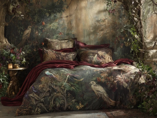 Verossa12525 Enchanting Bedding with Fantasy Forest Design