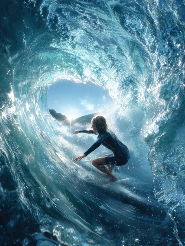 Surfing the Wave Tunnel GoPro Style