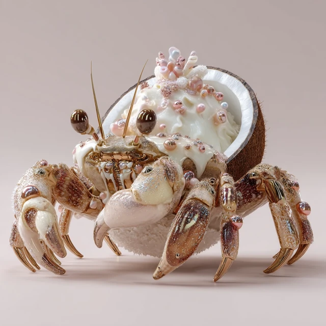 Crabbi CocoLusso Surreal Food Art 3D