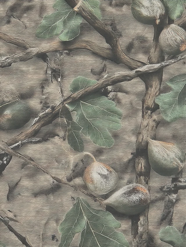 Fig Tree Camouflage Pattern Nature Art