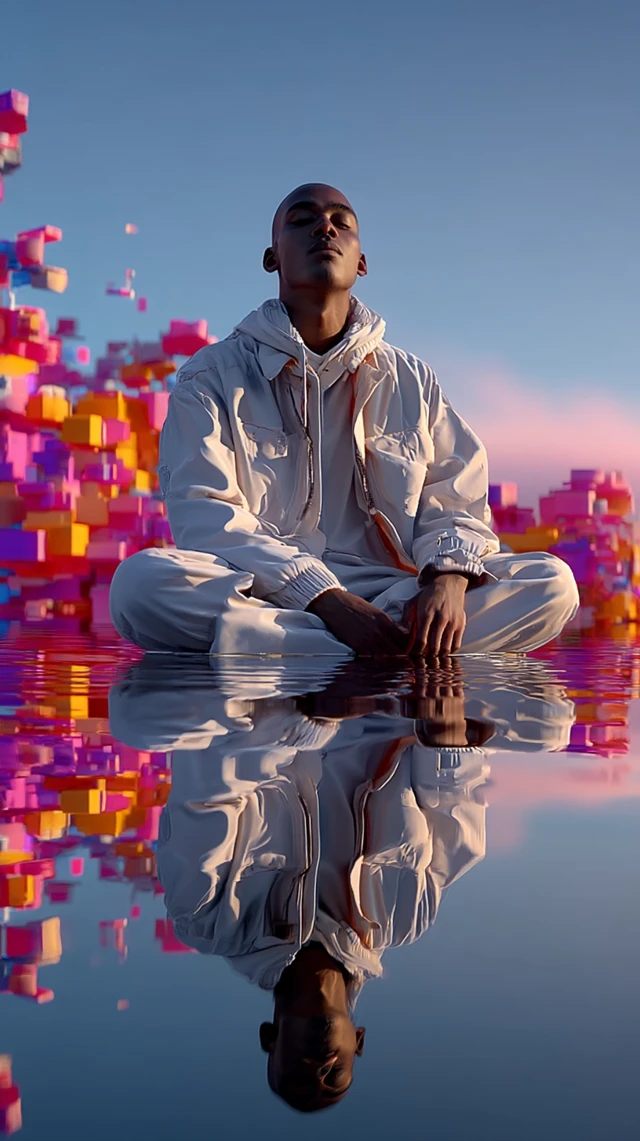 Glitch in the Simulation A Surreal Scene