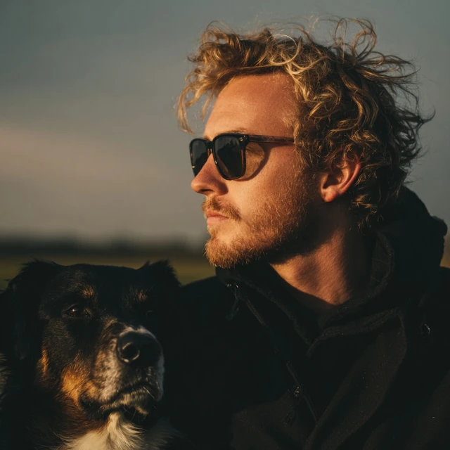 Dutch Guy with Dog Sunglasses Profile Picture
