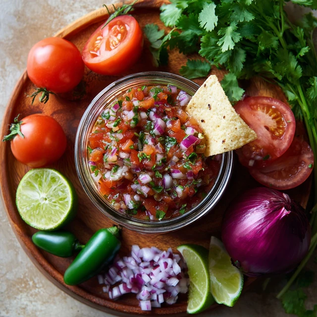 Fresh Pico de Gallo Recipe Delicious Ingredients