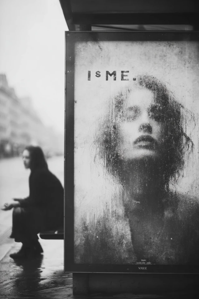 Black and White Paris Street Photography