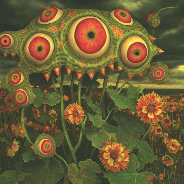 Monstrous Kudzu Ecopop Surrealism