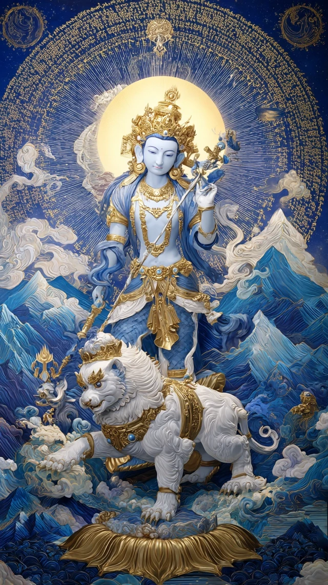 Manjushri Bodhisattva Wisdom Art and Enlightenment