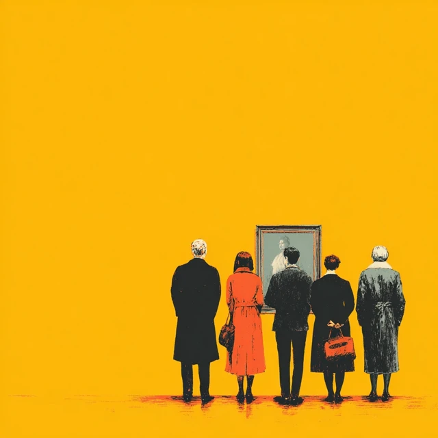 Art Critique Book Cover in Andy Warhol Style