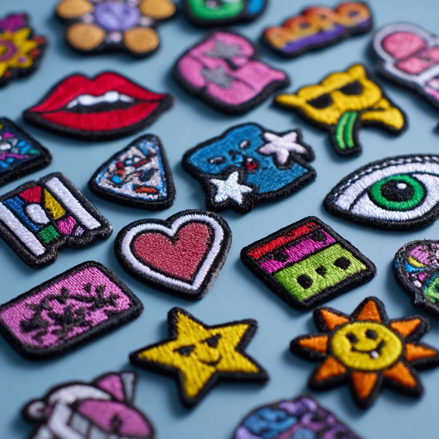 Cartoon Embroidery Patches Graffiti Japanese Street Culture