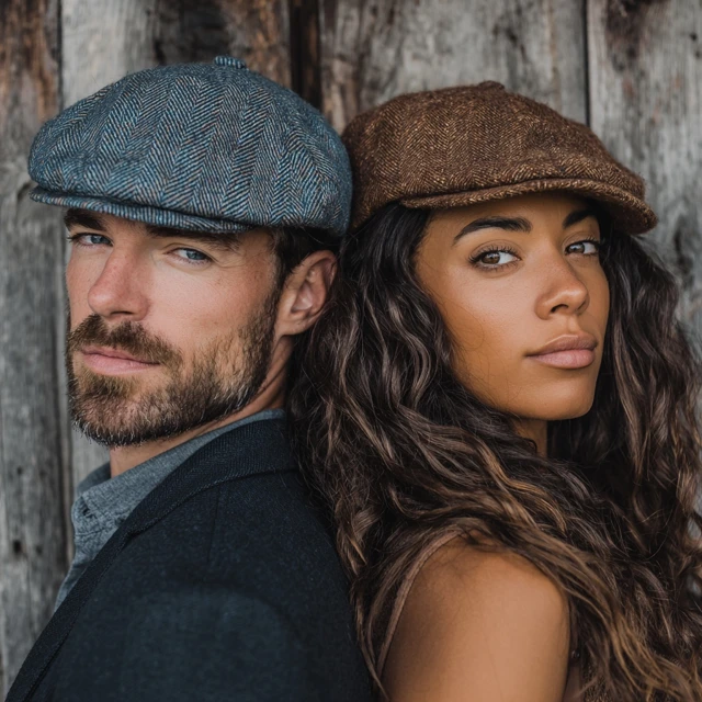 Couple Portrait Trendy Style Fashion Shoot