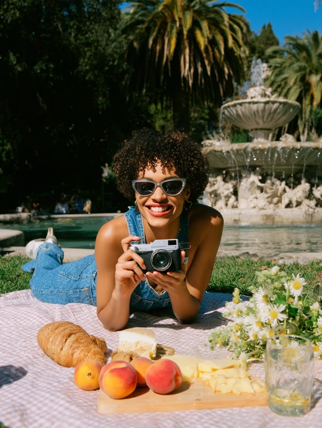 Summer Picnic Park Lifestyle Photography