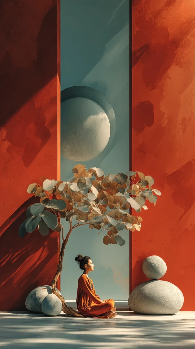 DBT Illustration for Mental Wellbeing and Emotional Balance