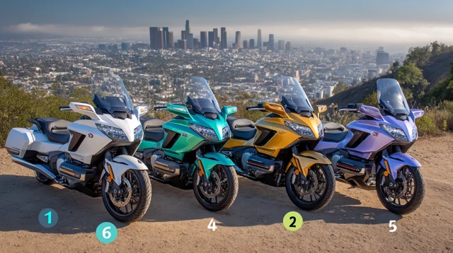 Honda Goldwing Motorcycles in Los Angeles