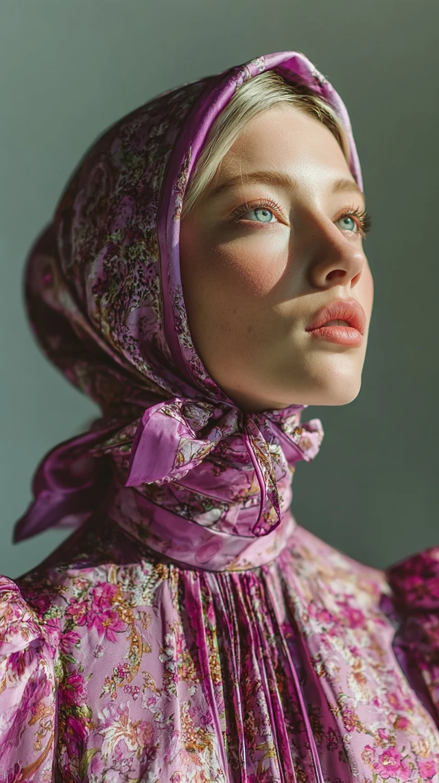 Royal Fashion Portrait of a Muslim Woman