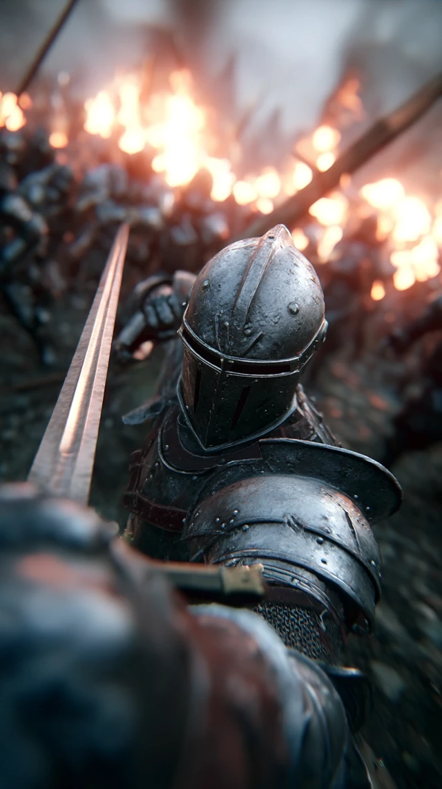 Medieval Battlefield Excalibur Sword 3D