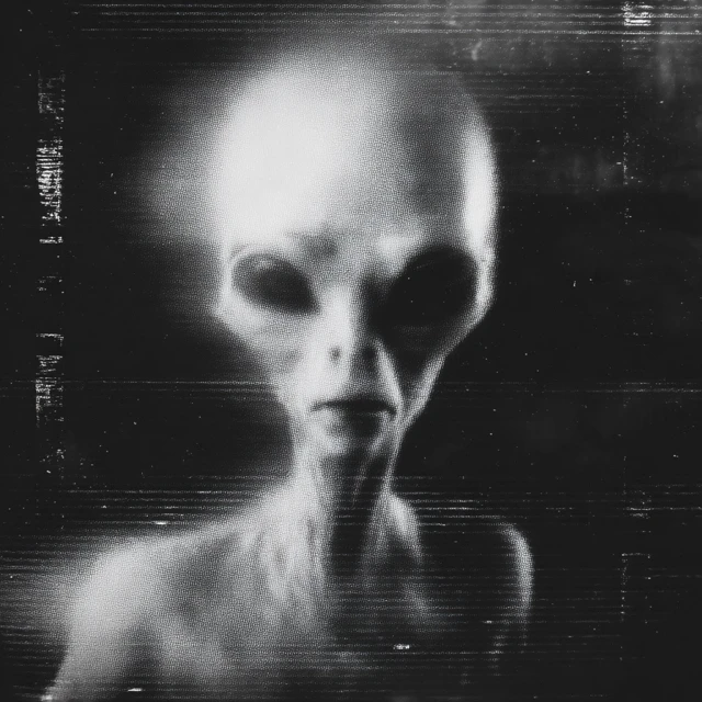 Alien Video Still 1950s Retro Monochrome