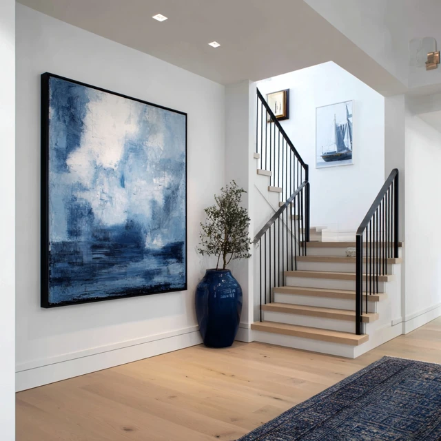 Modern Minimalist Entrance Abstract Painting