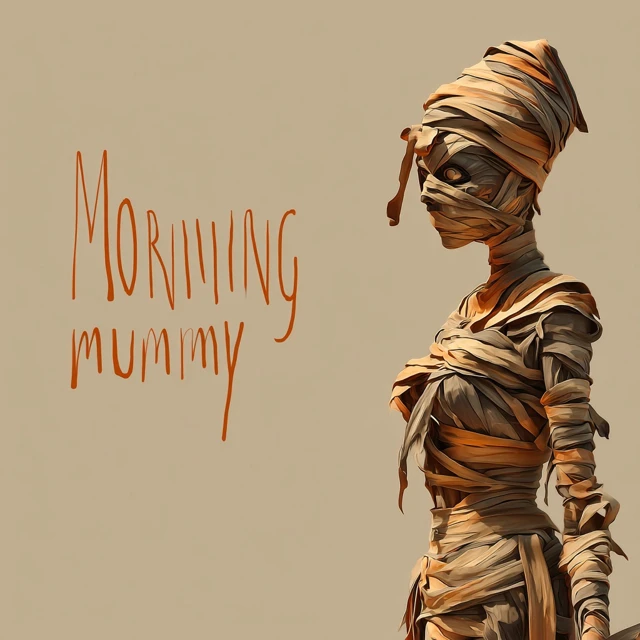 A Morning Mummy Illustration