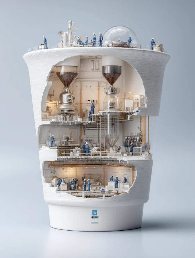 Coffee Cup Factory: Miniature World Inside
