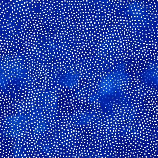 Royal Blue and White Polka Dot Pattern Whale Shark