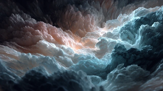 Surreal Cloudscape Dreamlike Atmosphere Abstract Art