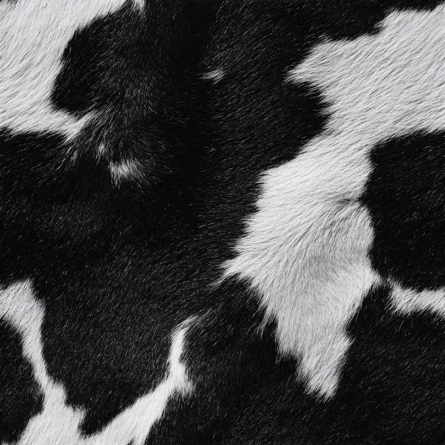 Black and White Cow Leather Texture