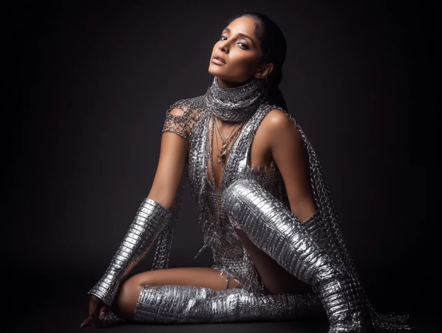 Techwear Fashion Exotic Woman Photo Shoot