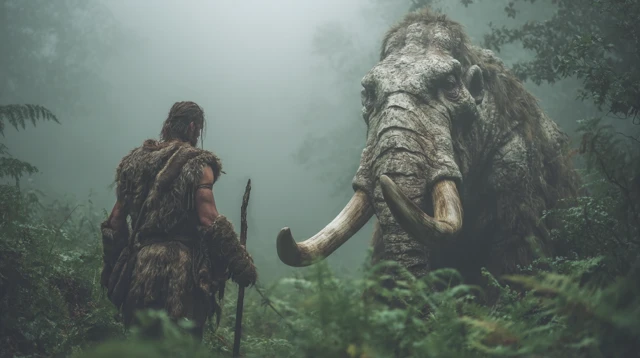 Prehistoric Man and Mammoth A Live Action Story