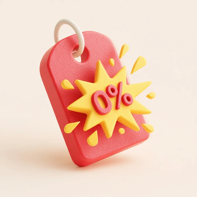 Clearance Sale Icon 3D Isometric Discount