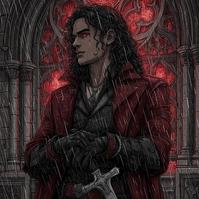 Handsome Vampire Henry Cavill Gothic Art