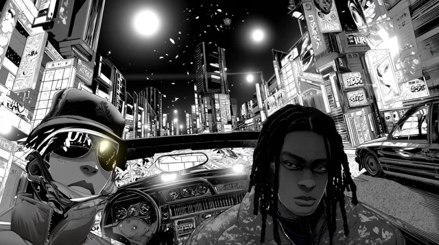 Tokyo Drift Manga Panel Street Racing
