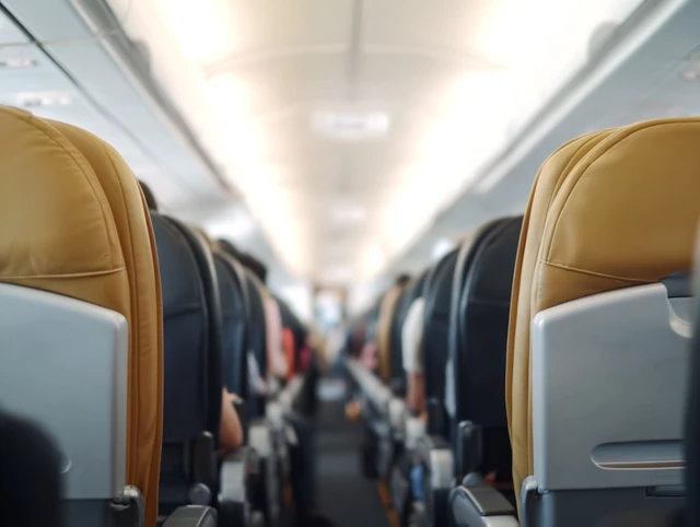 Southwest Airlines Plane Interior Seat Backs