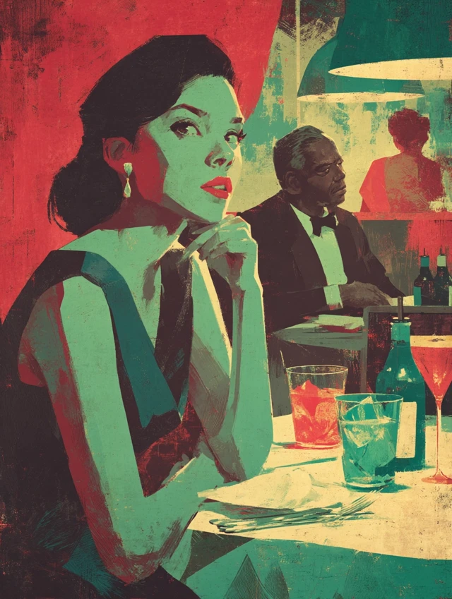 Vintage Movie Poster: Restaurant Rendezvous