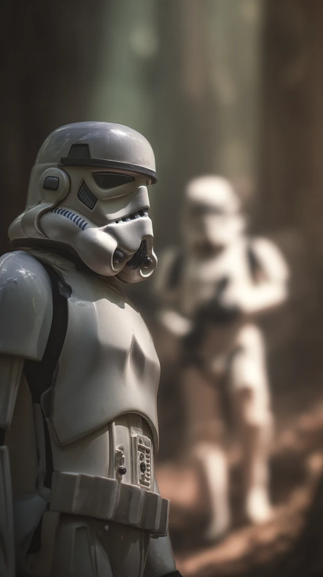 Star Wars Stormtrooper Photo Realistic Scene