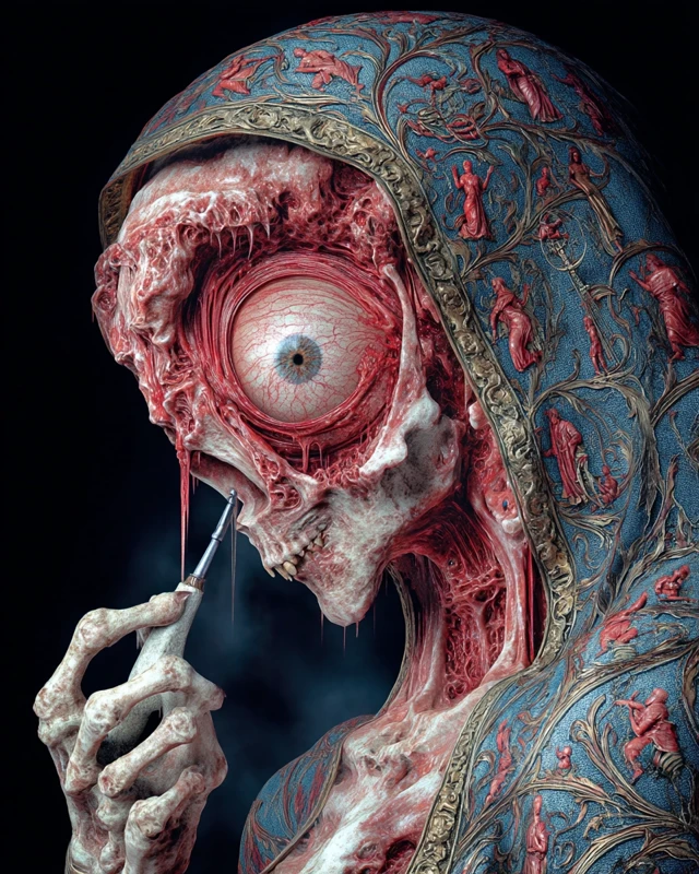Horrific Fantasy Art Baroque Renaissance Terror