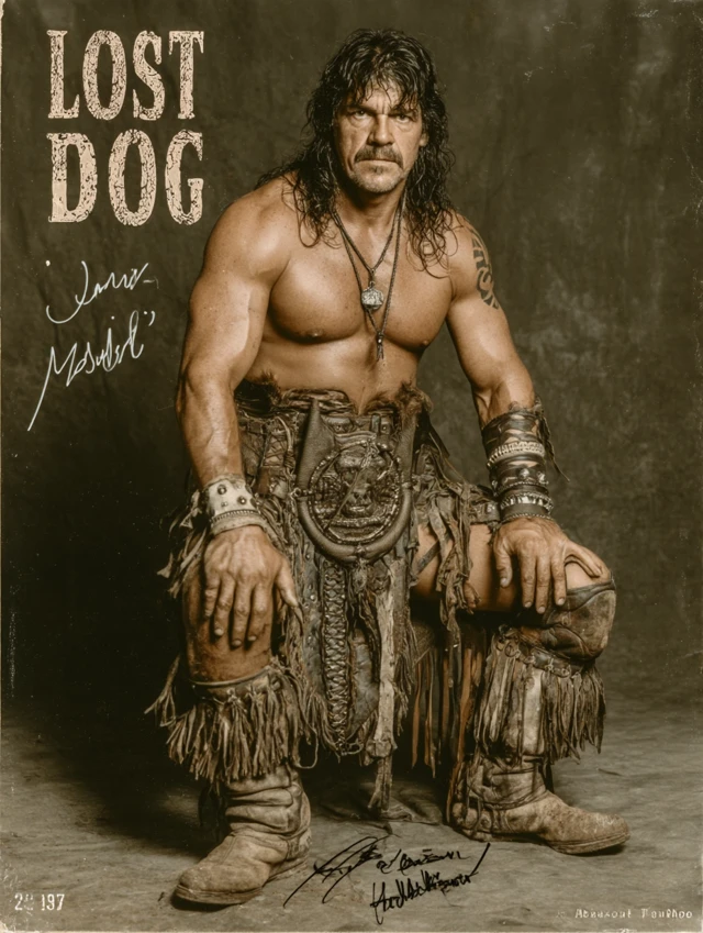 Lost Dog Wrestler 1982 Promotional Photo