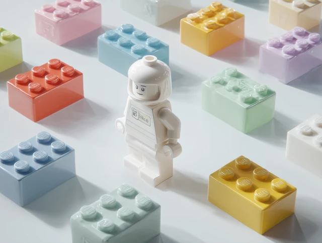 LEGO Product Manager Monochromatic Render