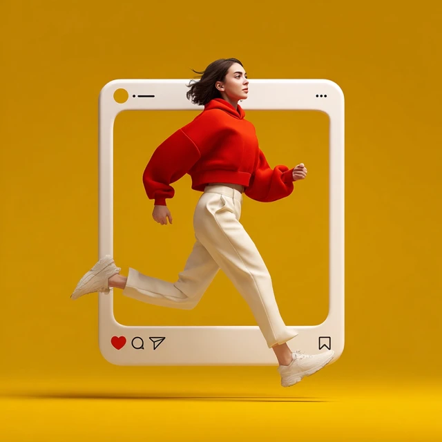 Instagram Post Art Woman Fashion Modern