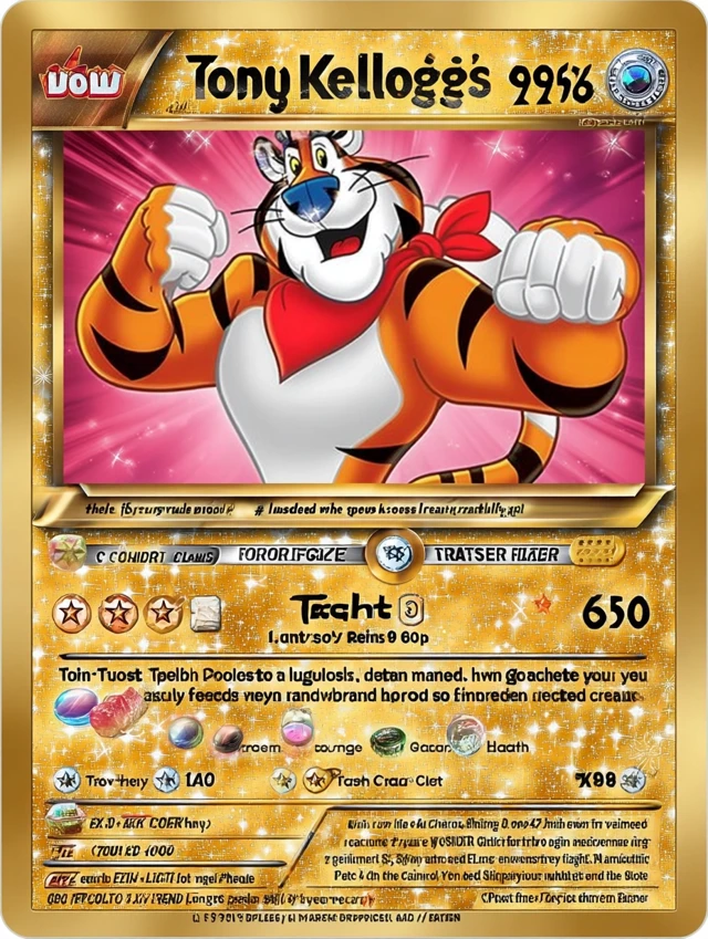 Tony the Tiger Pokemon Card