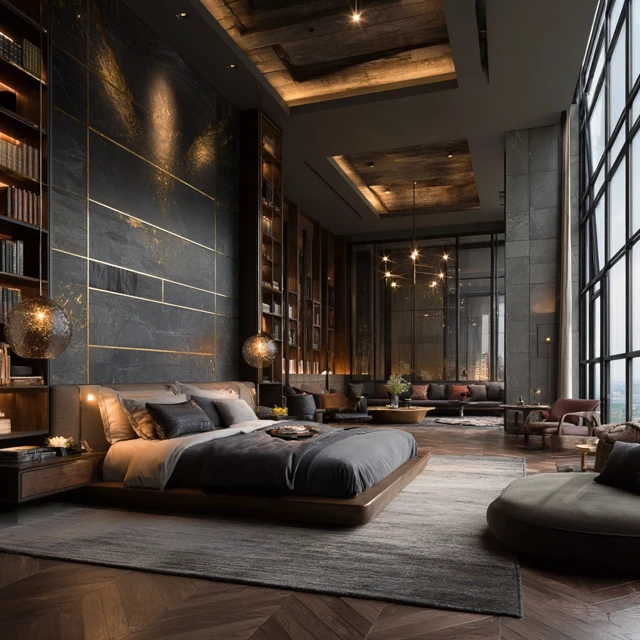 Luxury Hotel Bedroom Design Modern Interior 8K